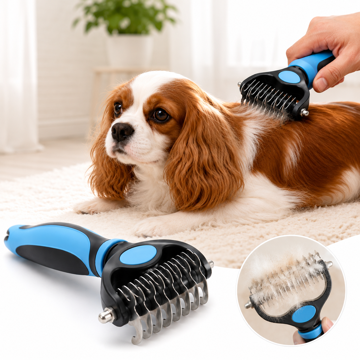 Cavalier Dematting Grooming Brush